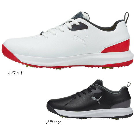 【1,500円OFFクーポン 5/20限定 2万円以上購入】プーマ（PUMA）（メンズ） ゴルフシューズ スパイク フュージョン FX テック 376081