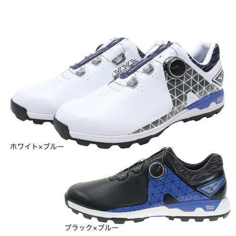 【10/9 1:59まで 全商品最大P10倍要エントリー】ミズノ(MIZUNO)(メンズ)ゴルフシューズ ウエーブ ハザード SL BOA ボア ダイヤル式 51GM2175