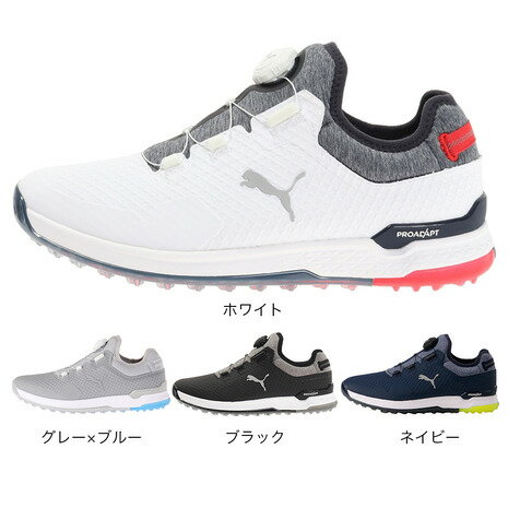 プーマ（PUMA）（メンズ） ゴルフシューズ メンズ プロアダプト アルファキャット ディスク スパイクレス シューズ 376043