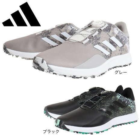 アディダス（adidas）（メンズ）ゴルフシューズ S2G SL ボア 23 GV9415GRY GV9417BKのサムネイル
