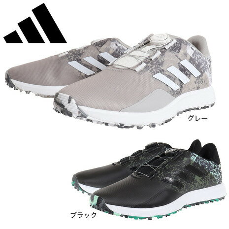 アディダス adidas メンズ ゴルフシューズ S2G SL ボア 23 GV9415GRY GV9417BK