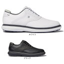 【2/27 23時から1h限定！ポイント最大5倍】フットジョイ（FootJoy）（メンズ）トラディションズ スパイクレス ゴルフ シューズ 57933 57934 W