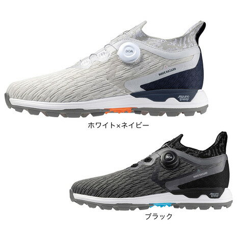 ミズノ（MIZUNO）（メンズ）ゴルフシューズ ウエーブハザード WG ボア 51GM237009 51GM237014