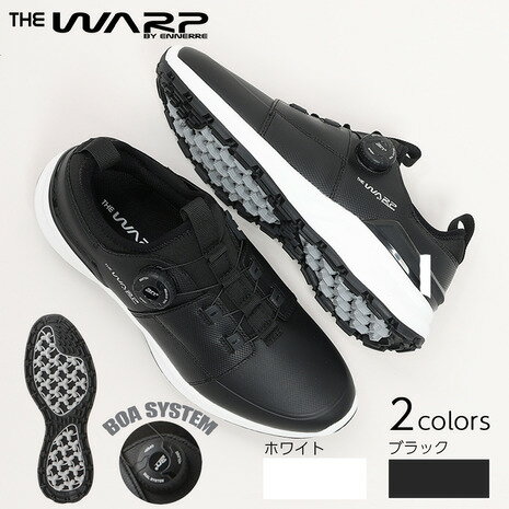 ザ・ワープ・バイ・エネーレ(The Warp By Ennerre)(メンズ)ゴルフシューズ スパイクレス 外はね リールタイプ ダイヤル式 WG5SFZ02