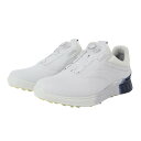 エコー(ecco)(メンズ)スパイクレスゴルフシューズ S-THREE BOA エススリー ボア WH 10295460616
