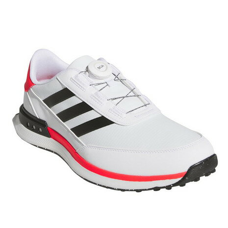 アディダス(adidas)(メンズ)ゴルフシューズ S2G Spikeless BOA ボア ダイヤル式 24 Wide Golf 24-JI4033W/RED