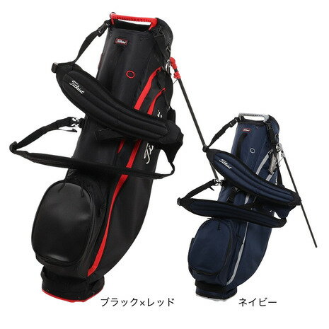 【1,500円OFFクーポン 5/20限定 2万円以上購入】タイトリスト（TITLEIST）（メンズ）ゴルフ キャディバッグ 8型 軽量 Playyers 4 カーボン スタンドバッグ TB22SX5