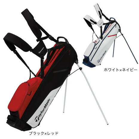 テーラーメイド テーラーメイド（TAYLORMADE）（メンズ）ゴルフ キャディバッグ スタンド式 9型 4分割 フレックステック ライト スタンドバッグ TD875