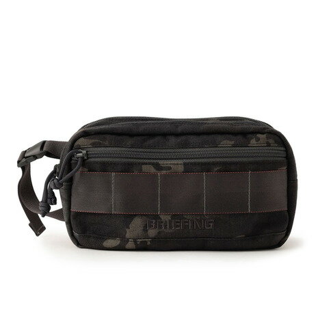 ブリーフィング（BRIEFING）（メンズ、レディース）TURF ダブルジップポーチ 1000D BRG231G44-110