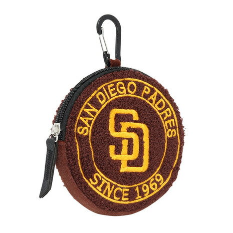 「MLBポーチ SD-PCH15/BROWN:スタイリッシュなデザインで魅了するメジャーリーグベースボールの魅力を手に入れよう」 縦画像 1