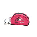 トミー ヒルフィガー ゴルフ(TOMMY HILFIGER GOLF)(メンズ)ゴルフ ボールポーチ ボールケース 2球 ミックス THMG3FBT-PNK(4)
