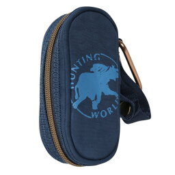 【6万円以上6,000円OFFクーポン 4/20限定】ハンティングワールド（HUNTING WORLD）（メンズ）ゴルフ ボールポーチ 3球用 カラビナ式 HW-908BP NVY