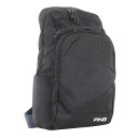 【マラソン期間限定 さらに最大P10倍】ピン(PING)(メンズ)ゴルフ バッグ ななめ掛け ブラックラインスリングパック GB-P2410 スリングバッグ B...