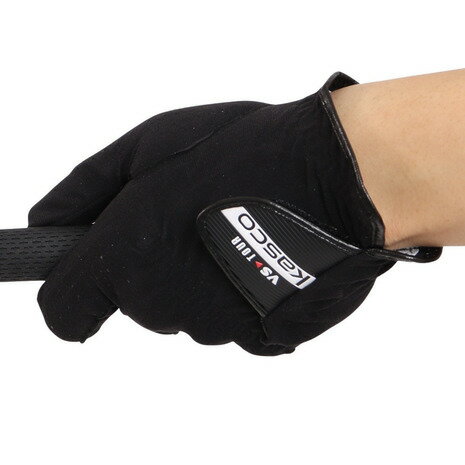 【11/11 1:59まで さらに最大P10倍】キャスコ（KASCO）（メンズ）【5枚セット】ゴルフ 左手用 VS-TOUR グローブ GP-2001 BLK