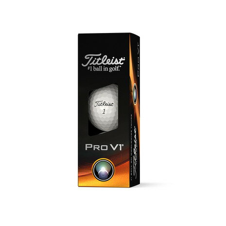 タイトリスト（TITLEIST）（メンズ）ゴルフボール PRO V1 プロV1 ローナンバー T2028S-3PJ スリーブ(3個入り)