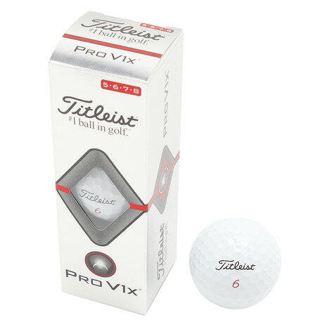 タイトリスト（TITLEIST） PRO V1X 19 ゴルフボール 3個入 ハイナンバー T2046S-H-3PJ （Men's）