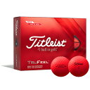 タイトリスト（TITLEIST）（メンズ）ゴルフボール TRUFEEL MATTE RED T6535S-J ダース(12個入り) その1