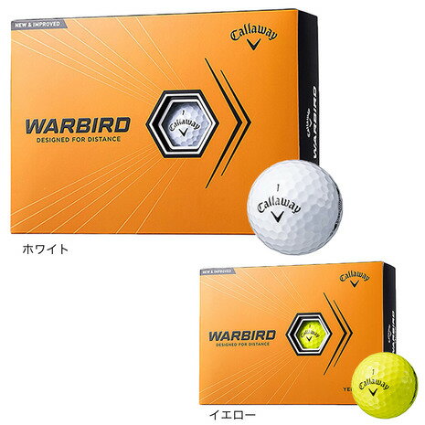 キャロウェイ（CALLAWAY）（メンズ）ゴルフボール WARBIRDボール ダース(12個入り)