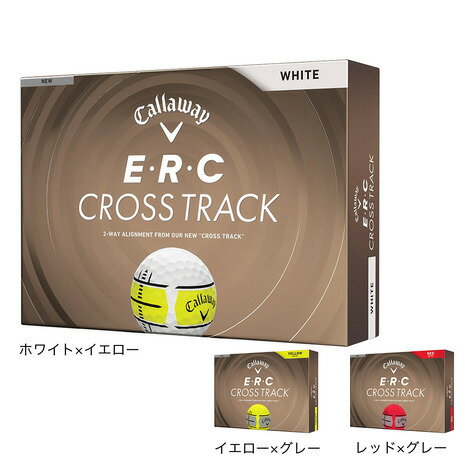 CALLAWAY - キャロウェイ（CALLAWAY）（メンズ）ゴルフボール ERC CROSS TRACK 26 1ダース(12個入り)