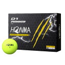 【7/15限定 最大1万Pバック要エントリー&抽選】本間ゴルフ(HONMA)(メンズ、レディース)D1 SPEEDMONSTER 2023 0030 YE ダース(12個入り)