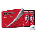 【7/15限定 最大1万Pバック要エントリー&抽選】スリクソン(SRIXON)(メンズ)ゴルフボール ゼットスター Z-STAR XV9 SRX WHT ダース(12個入り)
