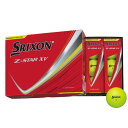 【7/15限定 最大1万Pバック要エントリー&抽選】スリクソン(SRIXON)(メンズ)ゴルフボール ゼットスター Z-STAR XV9 SRX YEL ダース(12個入り)