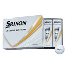【7/15限定 最大1万Pバック要エントリー&抽選】スリクソン(SRIXON)(メンズ)ゴルフボール ゼットスター Z-STAR ダイヤモンド SRX WHT ダース(12個入り)