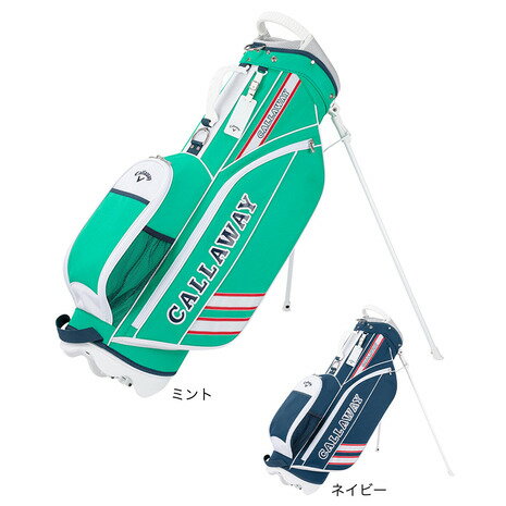 キャロウェイ 【1,500円OFFクーポン 5/20限定 2万円以上購入】キャロウェイ（CALLAWAY）（レディース）ゴルフ キャディバッグ スタンド式 9型 4分割 スポーツ スタンド 5123253 5123254