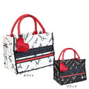 ルコックスポルティフ(lecoqsportif)(レディース)ゴルフ ブラックトリコデザイン スクエア型ポーチ LG4FTT43L