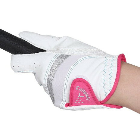 キャロウェイ（CALLAWAY）（レディース）左手用 スタイル グローブ 5325116 WHTPNK