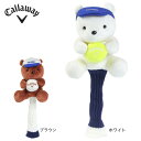 キャロウェイ(CALLAWAY)(メンズ、レディース)ゴルフ フェアウェイウッド用 ヘッドカバー ベア 番手チャーム付き FW 23 JM 5523146HC