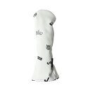 ジョーンズ(JONES)(メンズ)ゴルフ ヘッドカバー ハイブリッド用 Monogram White HY