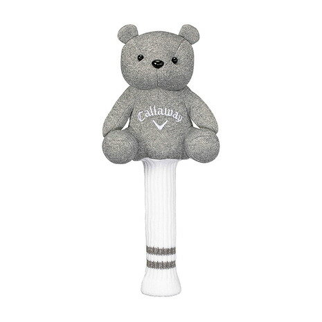 【5/27 01:59まで 全商品最大P10倍 要エントリー】キャロウェイ（CALLAWAY）（メンズ、レディース）ヘッドカバー ベア フェアウェイウッド用 26 5526061 GRY