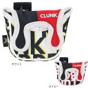 クランク(CLUNK)(メンズ、レディース)ゴルフ 総柄マレット型 パターカバー CL5MNB18
