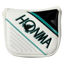 本間ゴルフ（HONMA）（メンズ レディース）ゴルフ ヘッドカバー パター用 マレット型 PC12302 WH/GR