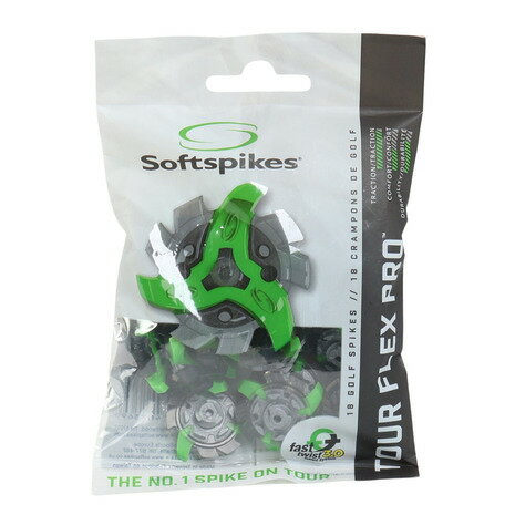 ソフトスパイク(Soft Spike)(メンズ、レディース)ゴルフ ツアーフレックスプロ 18個入り GR/SV TFPFT3-GS-18P