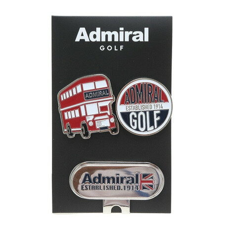 アドミラル ゴルフ（Admiral GOLF）（メンズ、レディース）マーカーツイン ADMG2AM4-RED その1