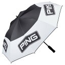 ピン(PING)(メンズ、レディース)ツアーアンブレラ UM-P2401 WH/BK 37499