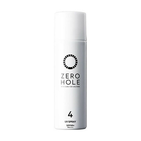 ゼロホール（ZERO HOLE）（メンズ、レディース）ゴルフ 暑さ対策 スキンケア 夏 ウォータープルーフ 国内最高基準防御力 SPF50+ PA++++ UV 日やけ止めスプレー 無香料 ZH01 50g 日本製