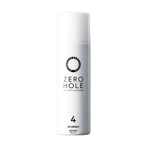 ゼロホール（ZERO HOLE）（メンズ、レディース）ゴルフ スキンケア 夏 ウォータープルーフ 国内最高基準防御力 SPF50+ PA++++ UV 日やけ止めスプレー 無香料 ZH01 50g