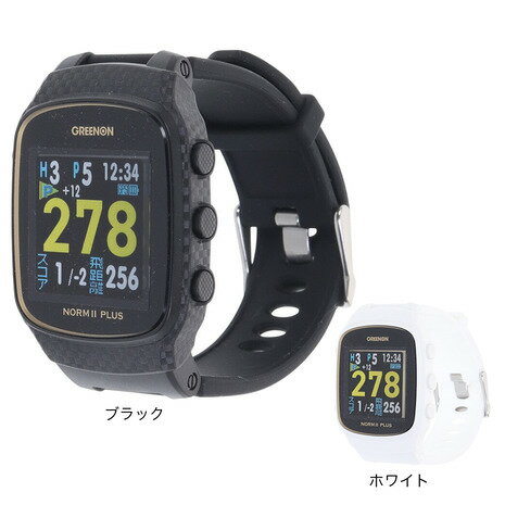 【1,500円OFFクーポン 5/20限定 2万円以上購入】グリーンオン（GREENON）（メンズ レディース） ゴルフ 距離計 ザ ゴルフウォッチ ノルム2プラス G020 腕時計