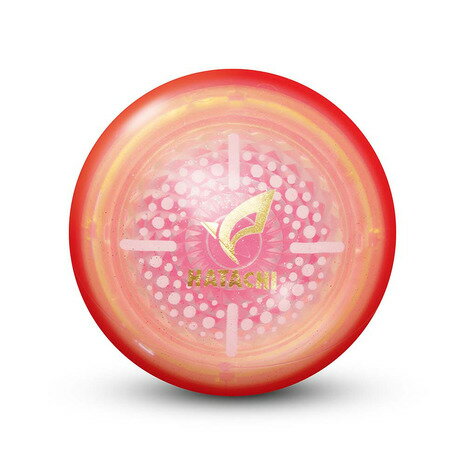 ハタチ（HATACHI）（メンズ、レディース）グラウンドゴルフ エアロボール クリア×レッド BH3861-84