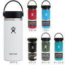 ハイドロフラスク(HydroFlask)水筒 ステンレスボトル 473ml 保温 保冷 16oz ワイドマウス Wide Mouth 5089022