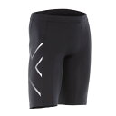ツー・タイムズ・ユー(2XU)(メンズ)コンプレッション ショーツ MA3851B-BLK/SIL