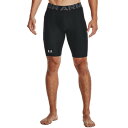 【7/18限定 最大1万Pバック要エントリー&抽選】アンダーアーマー(UNDER ARMOUR)(メンズ)ショートタイツ コンプレッション 速乾 防臭 ブラック 黒 ヒートギア(夏向け) ロング ショーツ 1361602 001