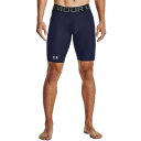 アンダーアーマー(UNDER ARMOUR)(メンズ)ヒートギア(夏向け) ロング ショーツ 1361602 410 速乾 ネイビー