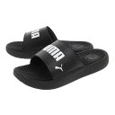【7/18限定 最大1万Pバック要エントリー&抽選】プーマ(PUMA)(メンズ)サンダル ソフトライド マッサージ スライド ブラック 38306201