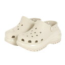 クロックス(crocs)(メンズ、レディース)スポーツサンダル メガ クラッシュ クロッグ ベージュ 207988-2Y2-2023T タウン 街履き カジュアル レジャー