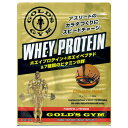 ゴールドジム(GOLD'S GYM)(メンズ)ホエイプロテイン ホエイペプチド 7種類のビタミンB群 チョコレート風味 360g (約18食分) F5536