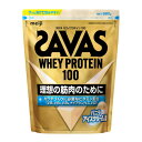 ザバス(SAVAS)(メンズ、レディース)ホエイプロテイン100 4種のビタミンB群 ビタミンC ビタミンD配合 バニラアイスクリーム風味 980g 約35食入...
